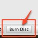 Burn disc