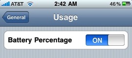 Battery Percentage